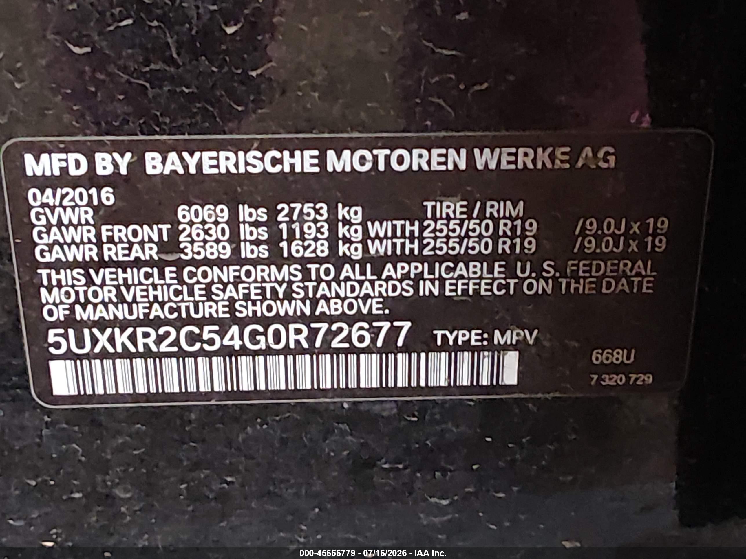 2016 BMW X5 SDRIVE35I