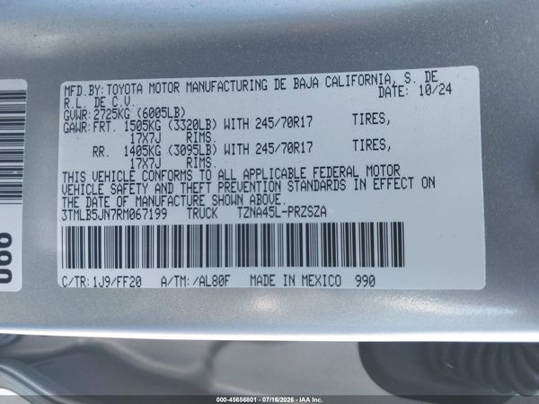 2024 TOYOTA TACOMA SR5