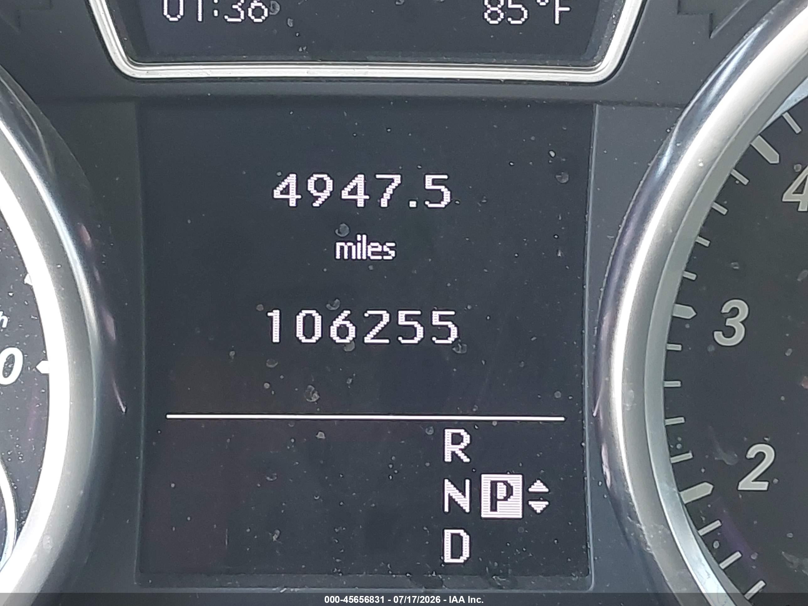 2012 MERCEDES-BENZ ML 350 4MATIC