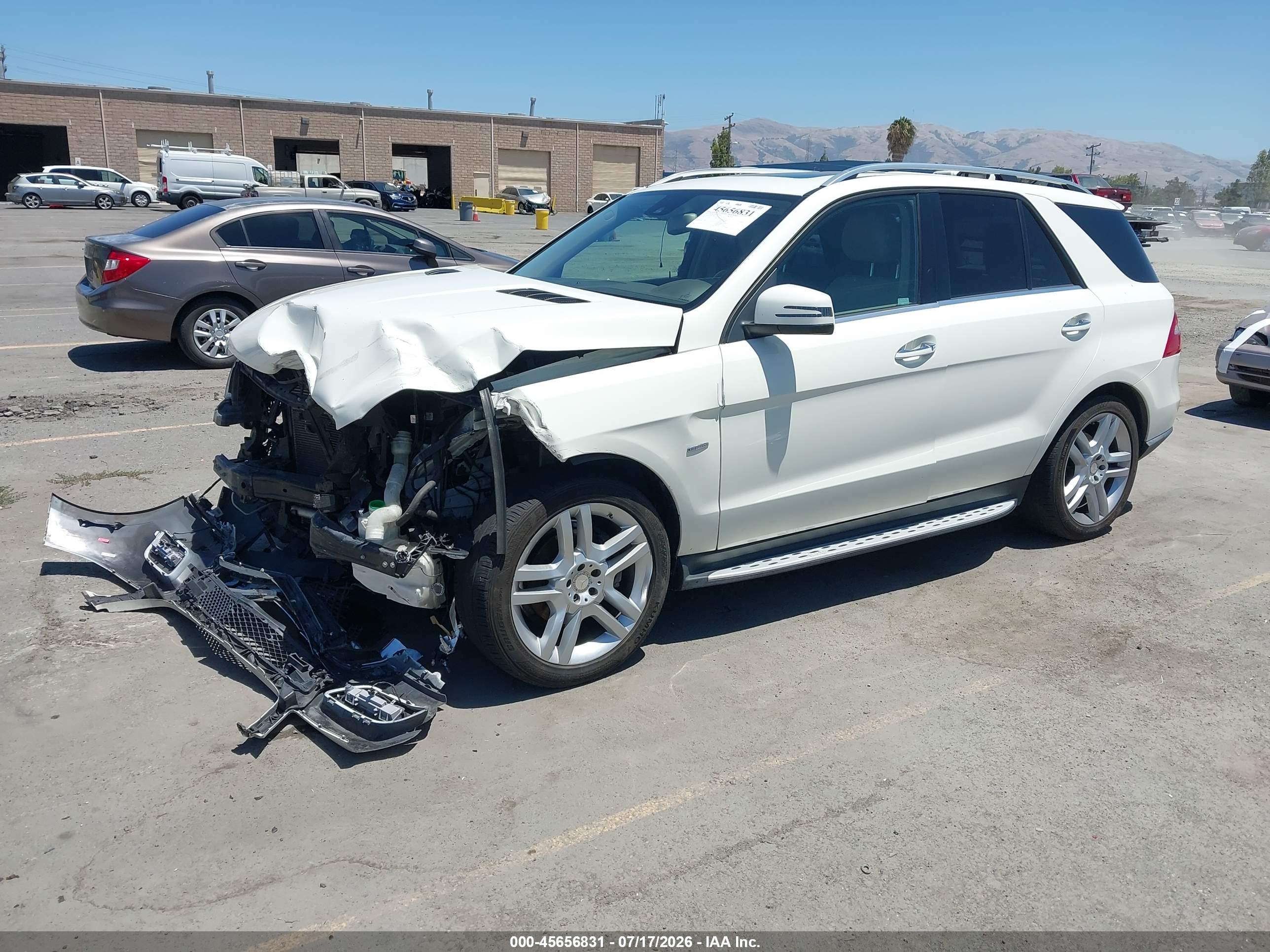 2012 MERCEDES-BENZ ML 350 4MATIC