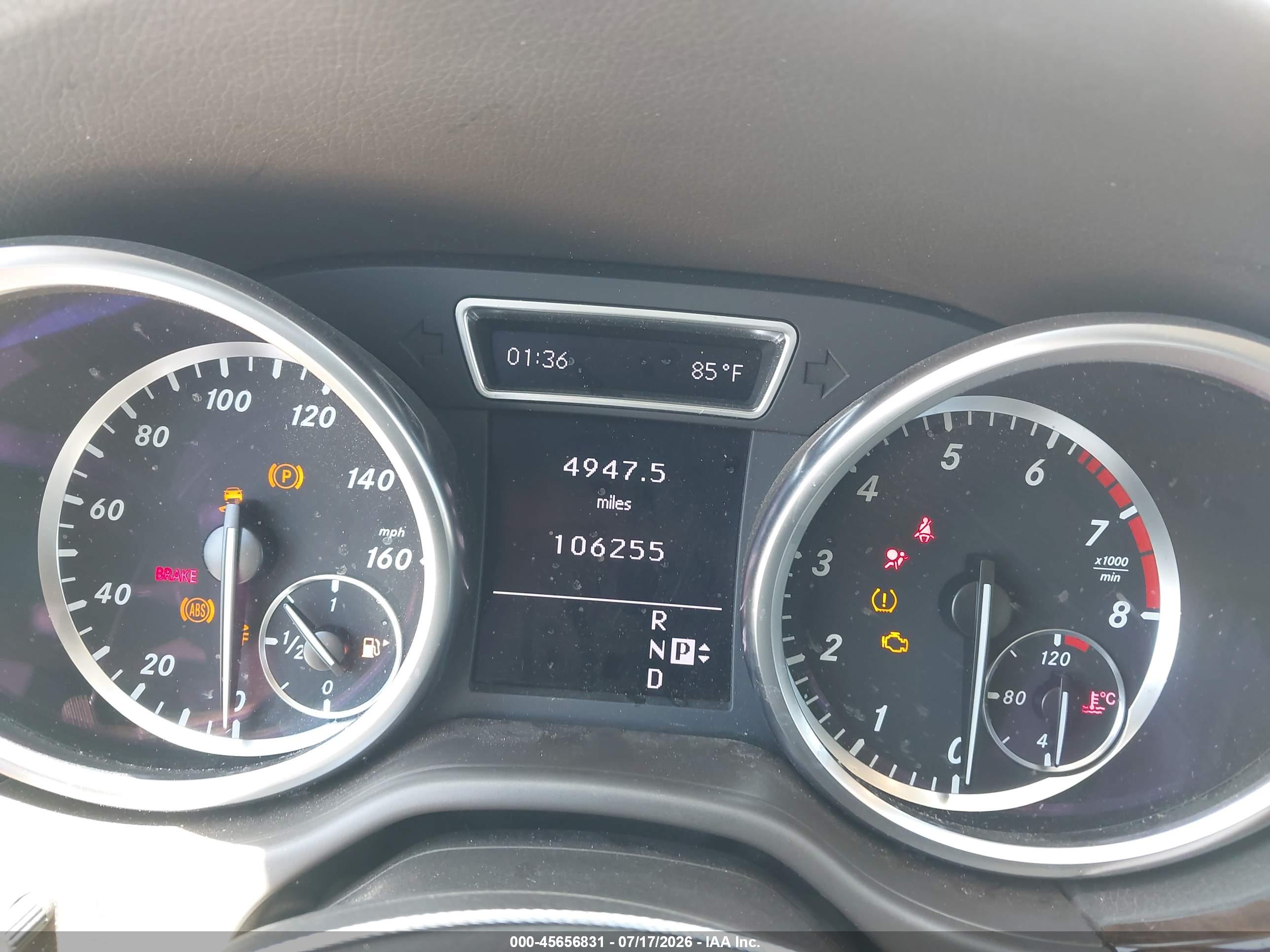 2012 MERCEDES-BENZ ML 350 4MATIC