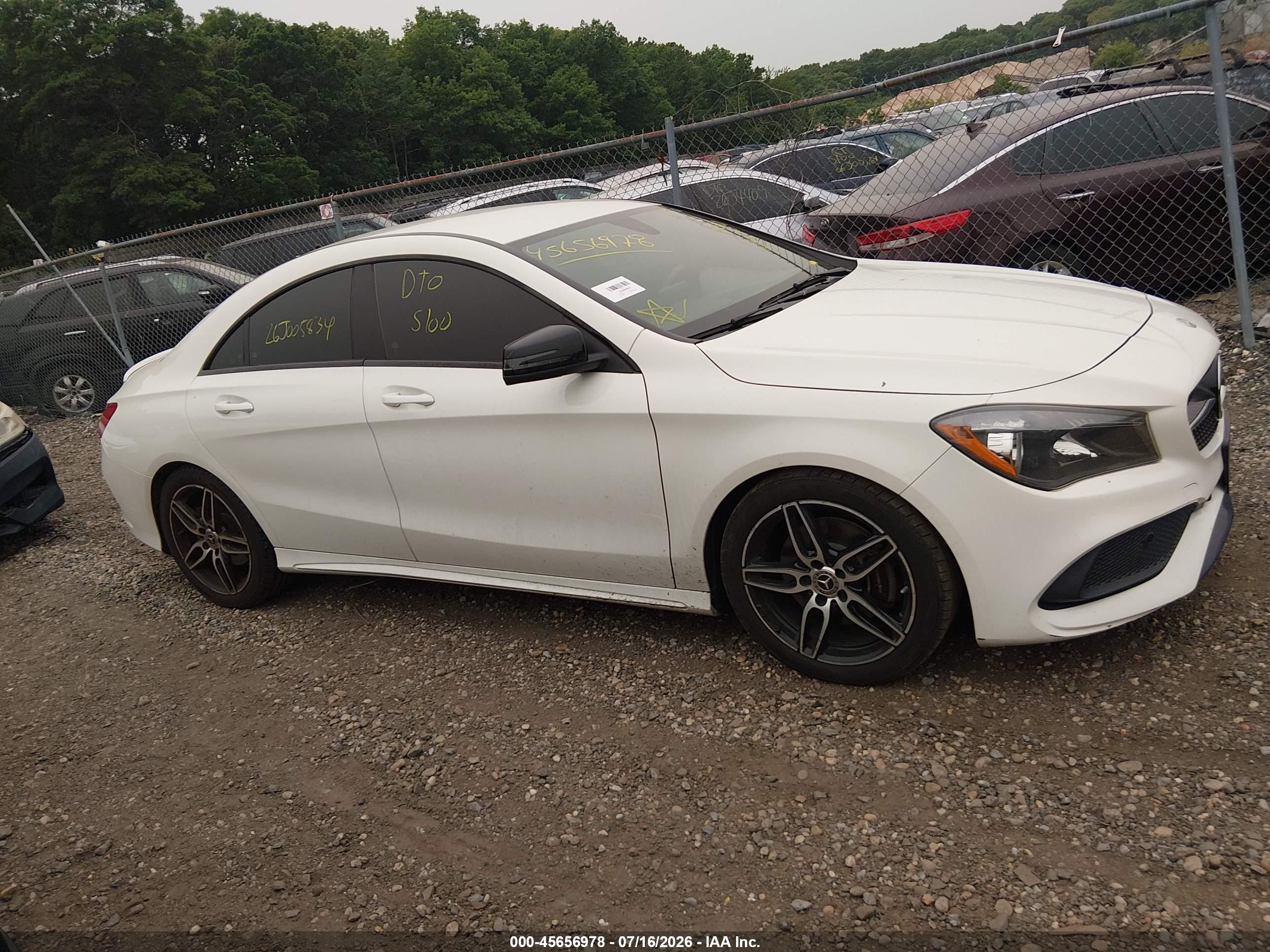 2018 MERCEDES-BENZ CLA 250 CLA250