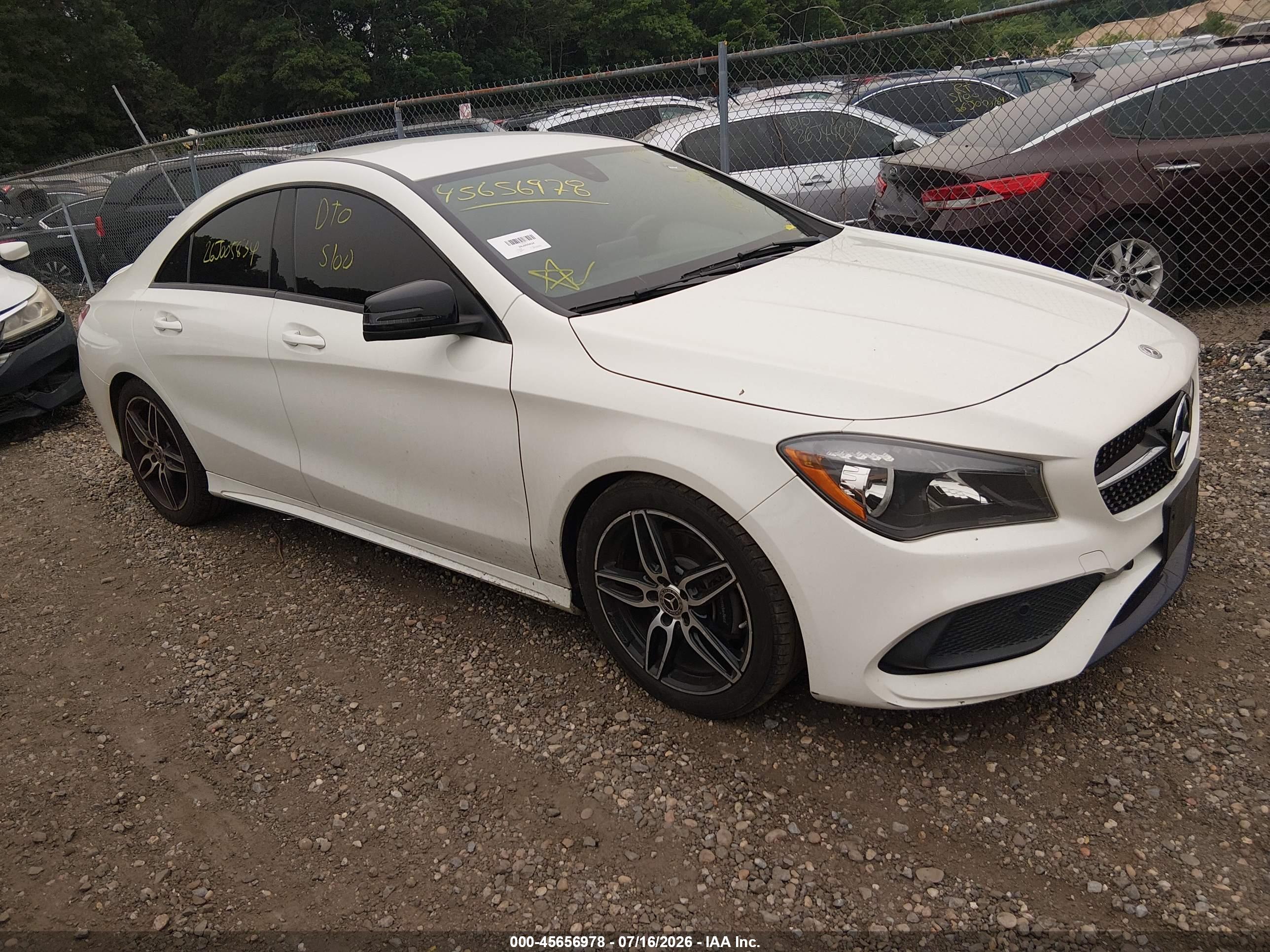 2018 MERCEDES-BENZ CLA 250 CLA250
