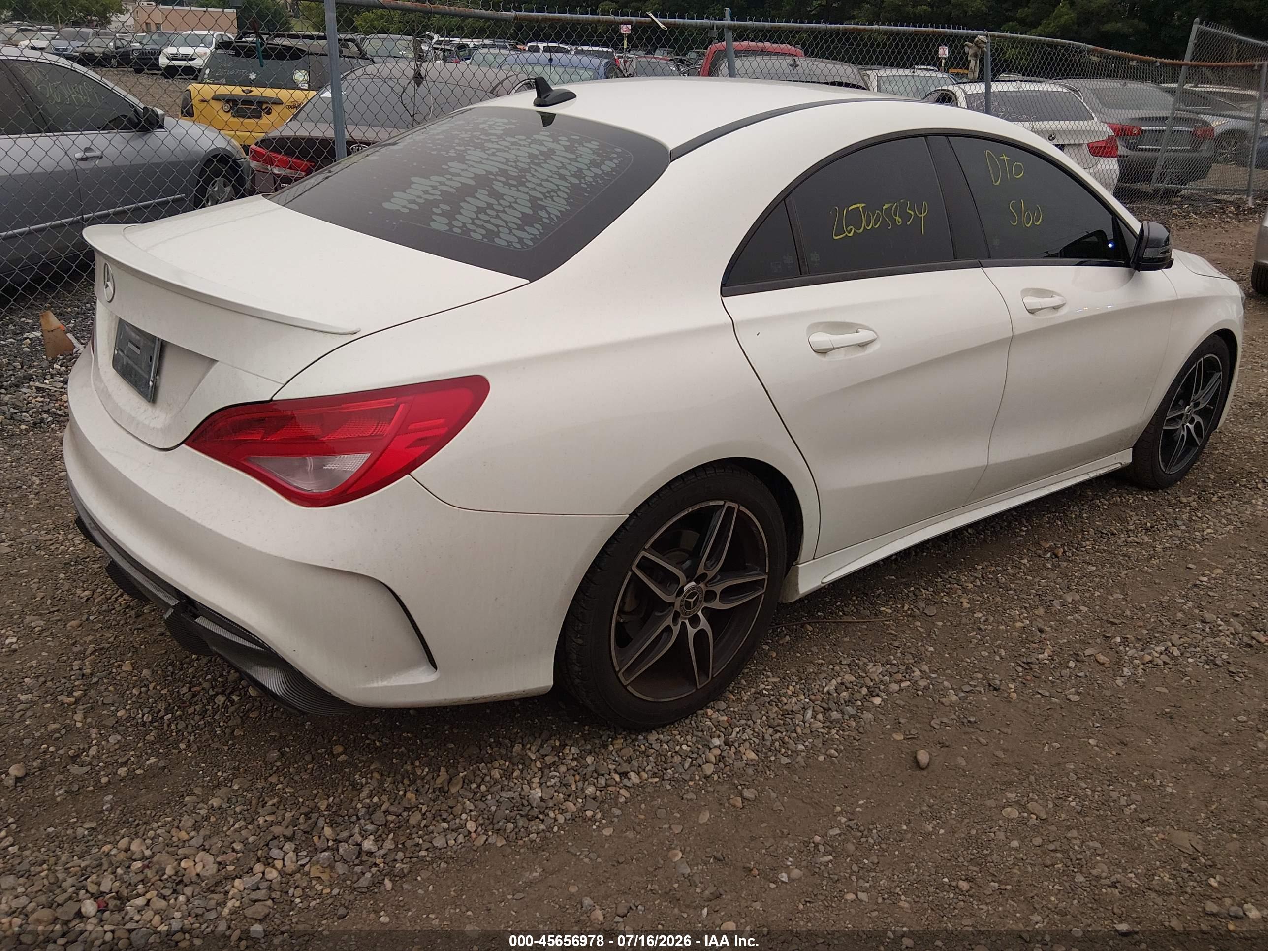 2018 MERCEDES-BENZ CLA 250 CLA250