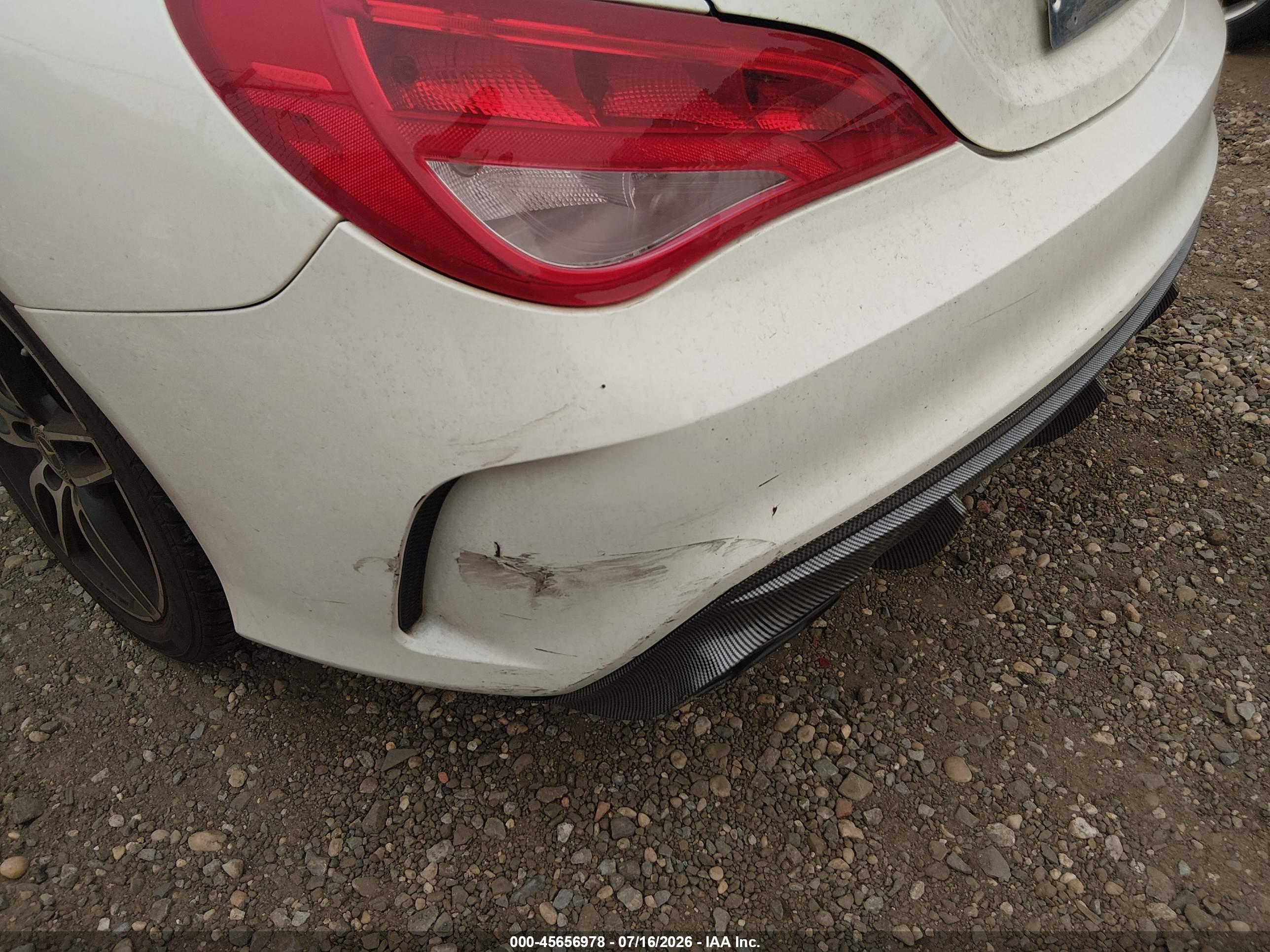 2018 MERCEDES-BENZ CLA 250 CLA250