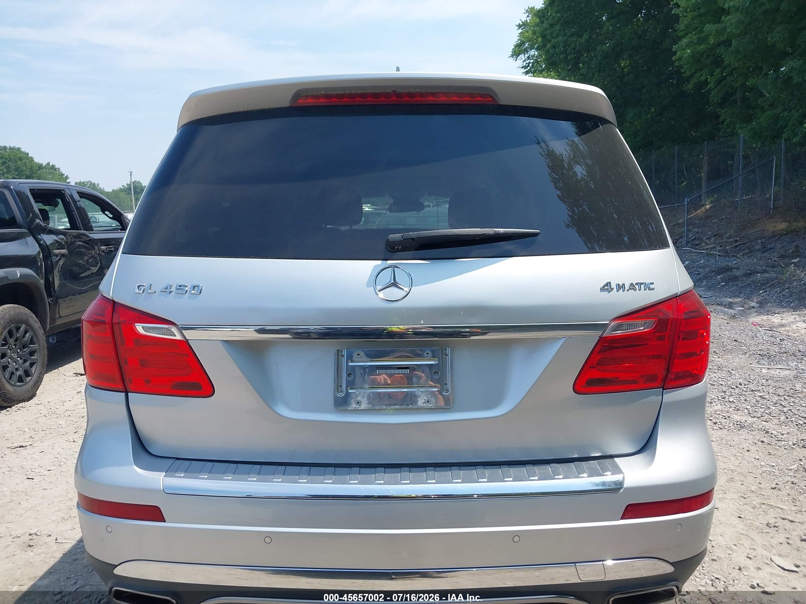 2015 MERCEDES-BENZ GL 450 4MATIC