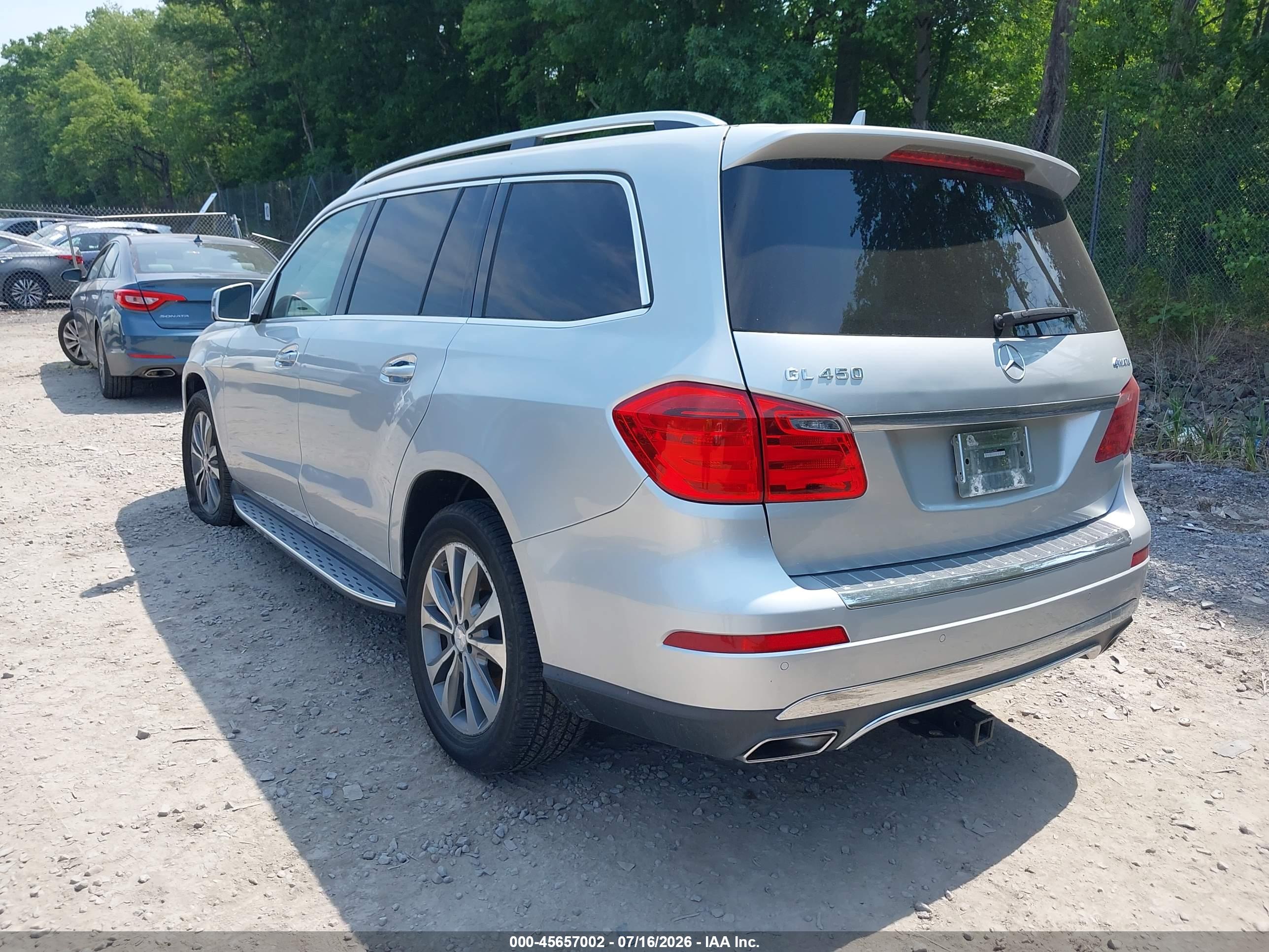 2015 MERCEDES-BENZ GL 450 4MATIC