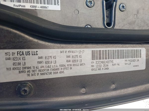 2018 CHRYSLER 300 300S