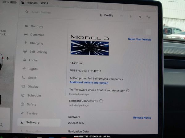 2026 TESLA MODEL 3