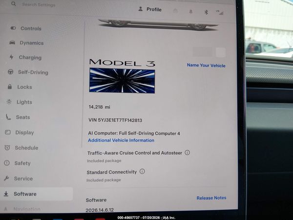 2026 TESLA MODEL 3