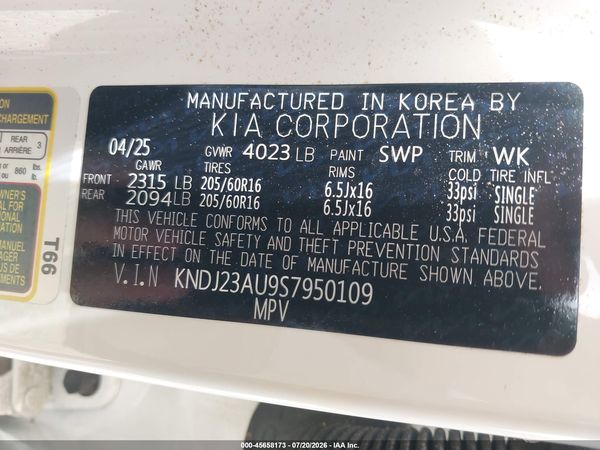 2025 KIA SOUL LX