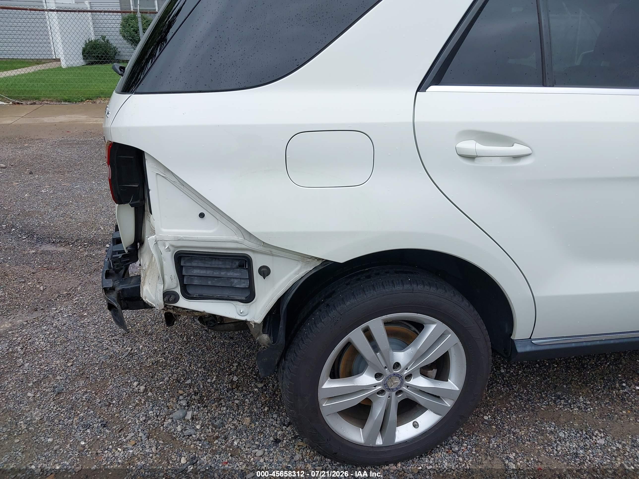 2013 MERCEDES-BENZ ML 350 4MATIC