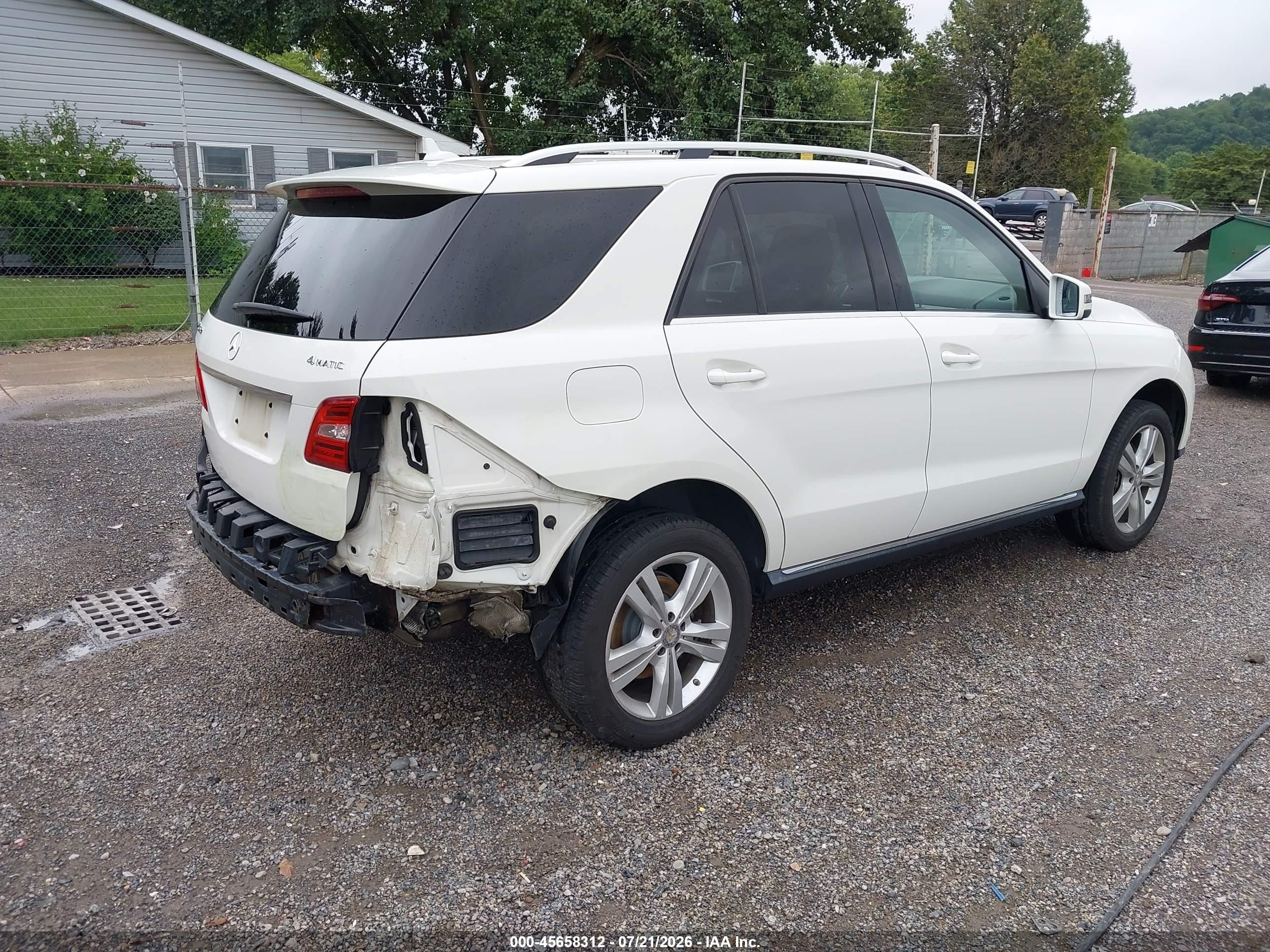 2013 MERCEDES-BENZ ML 350 4MATIC