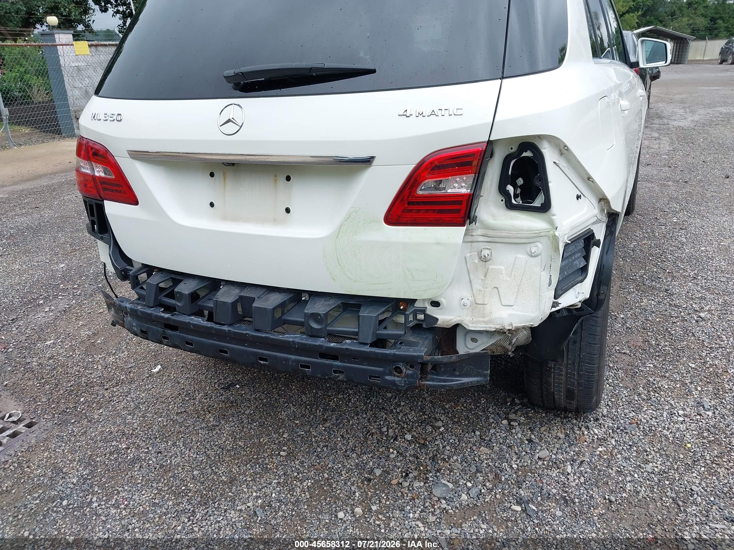 2013 MERCEDES-BENZ ML 350 4MATIC