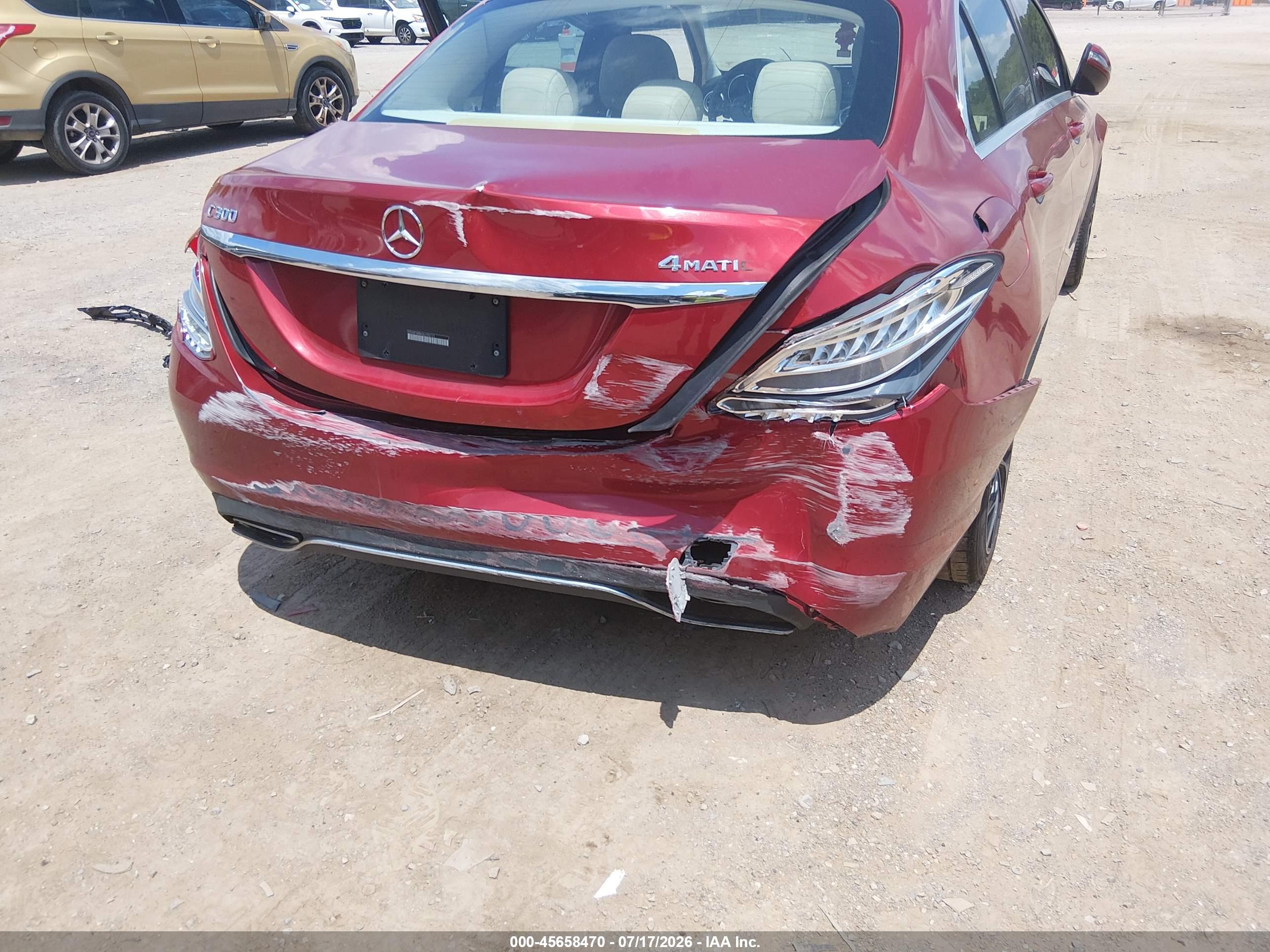2016 MERCEDES-BENZ C 300 4MATIC