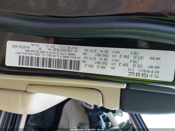 2019 JEEP GRAND CHEROKEE LAREDO E 4X4