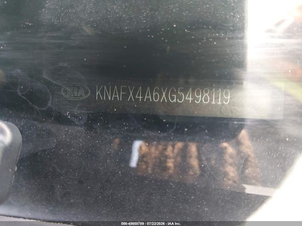 2016 KIA FORTE LX