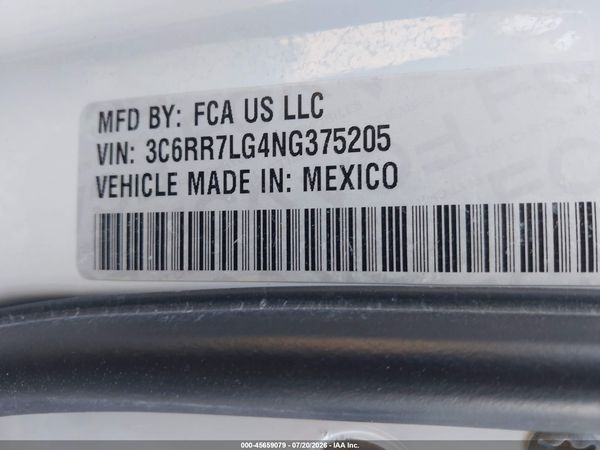 2022 RAM 1500 CLASSIC SLT  4X4 5'7 BOX