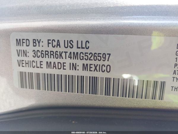 2021 RAM 1500 CLASSIC TRADESMAN  4X2 5'7 BOX