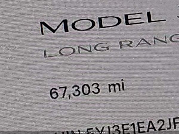 2018 TESLA MODEL 3 LONG RANGE/MID RANGE