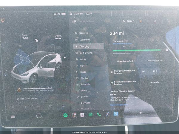 2020 TESLA MODEL Y