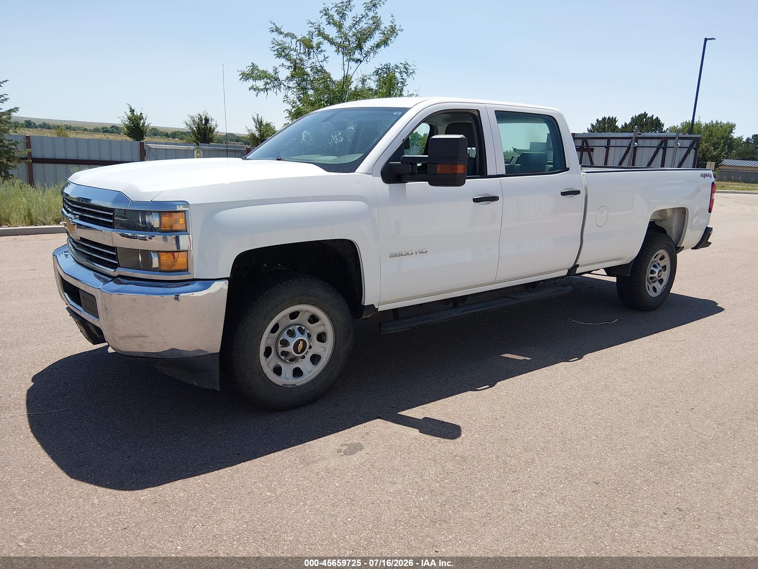 2017 CHEVROLET SILVERADO 3500HD WT — I2