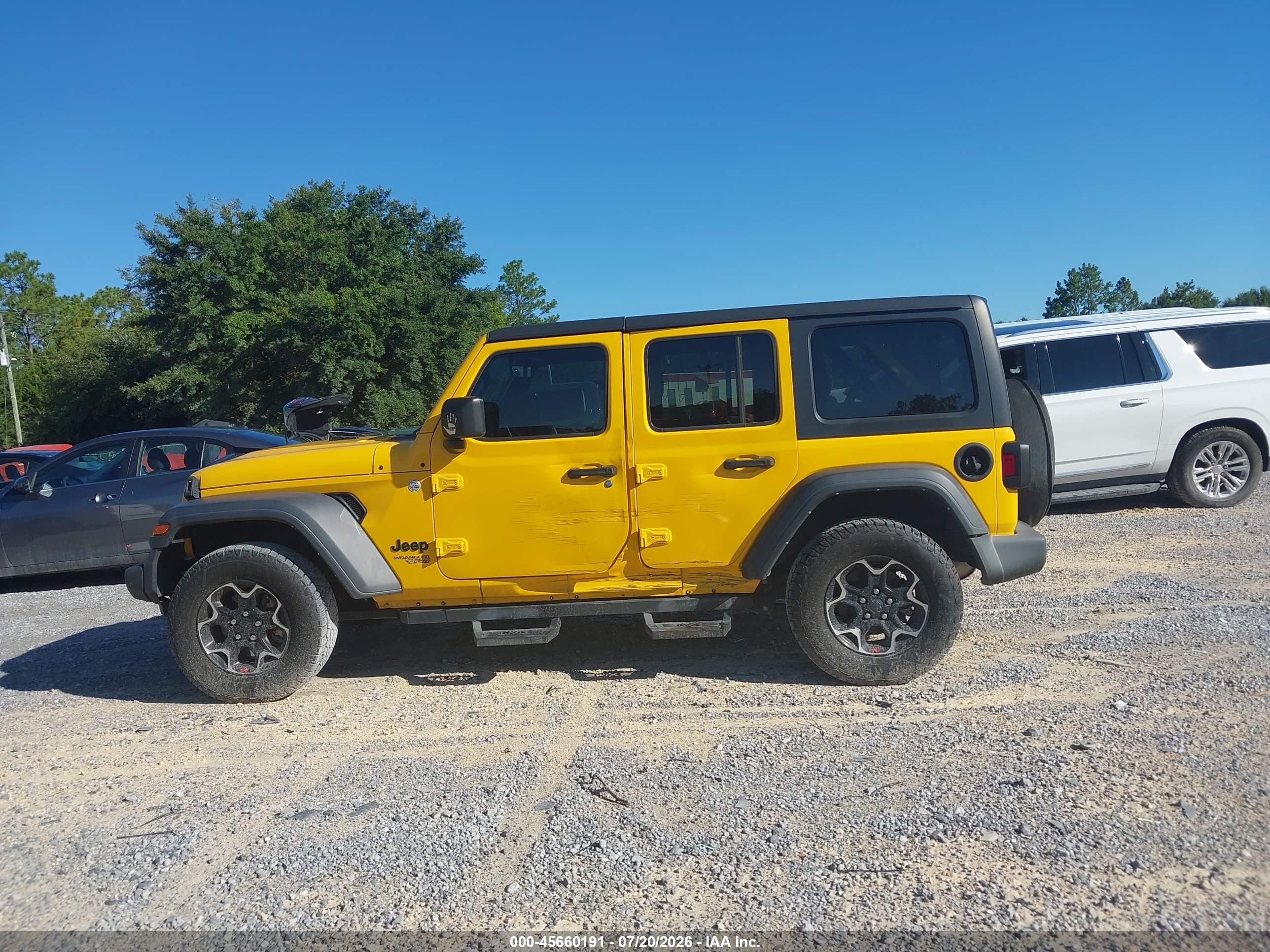 2021 JEEP WRANGLER UNLIMITED SPORT S 4X4