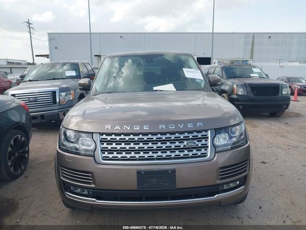 2015 LAND ROVER RANGE ROVER 3.0L V6 SUPERCHARGED HSE