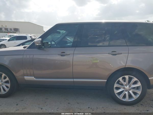 2015 LAND ROVER RANGE ROVER 3.0L V6 SUPERCHARGED HSE