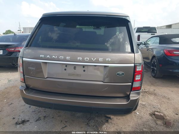 2015 LAND ROVER RANGE ROVER 3.0L V6 SUPERCHARGED HSE