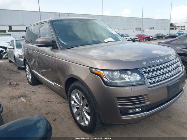 2015 LAND ROVER RANGE ROVER 3.0L V6 SUPERCHARGED HSE