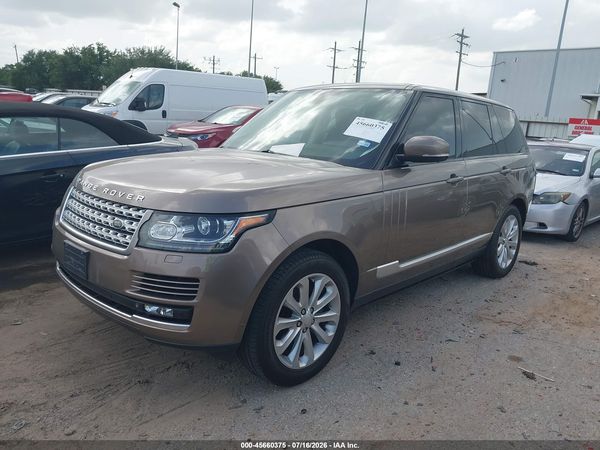 2015 LAND ROVER RANGE ROVER 3.0L V6 SUPERCHARGED HSE