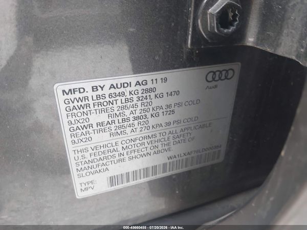 2020 AUDI Q7