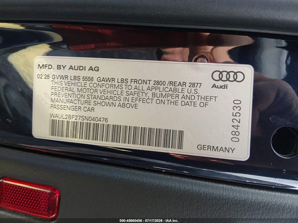 2025 AUDI A6