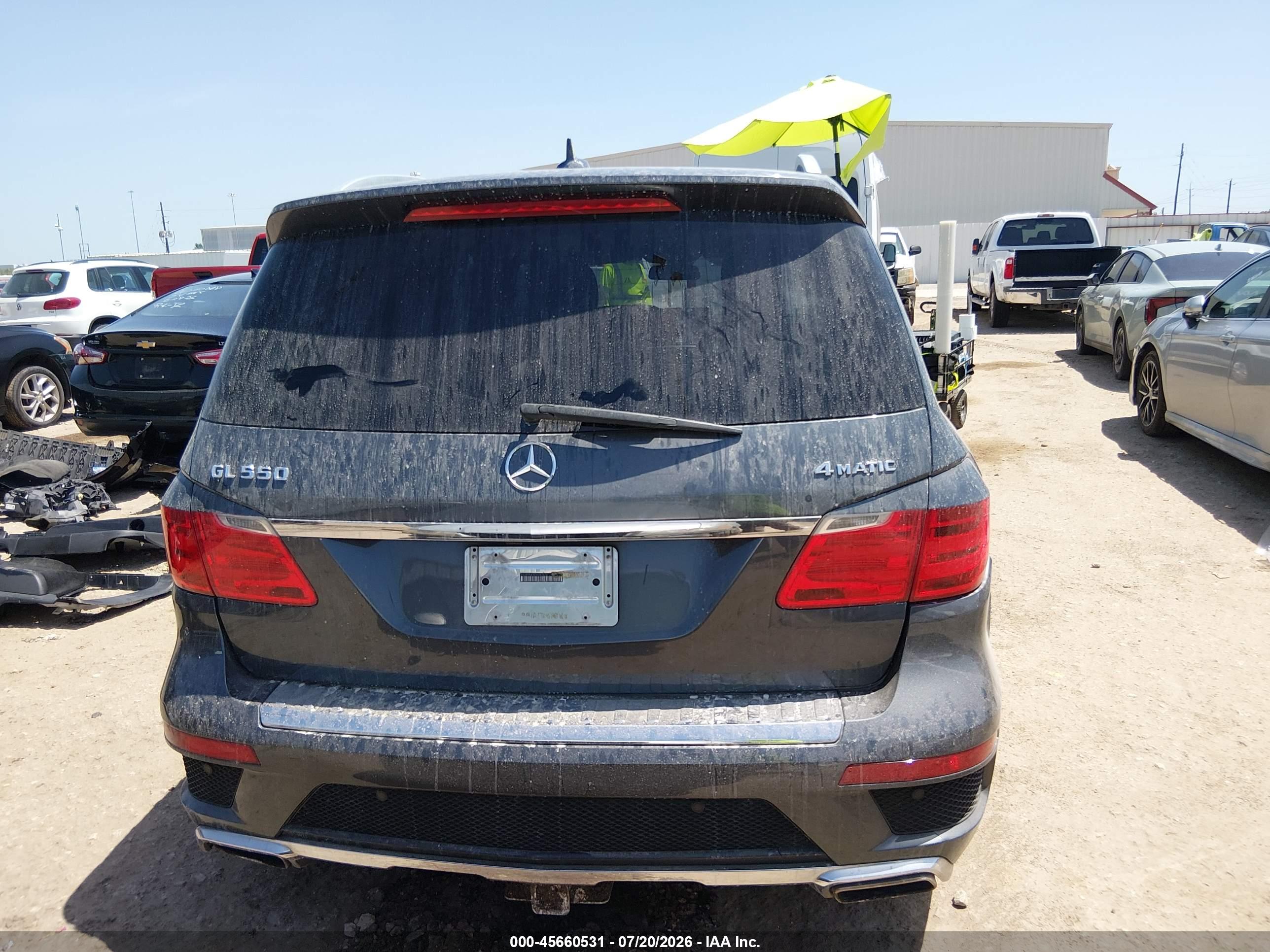 2013 MERCEDES-BENZ GL 550 4MATIC