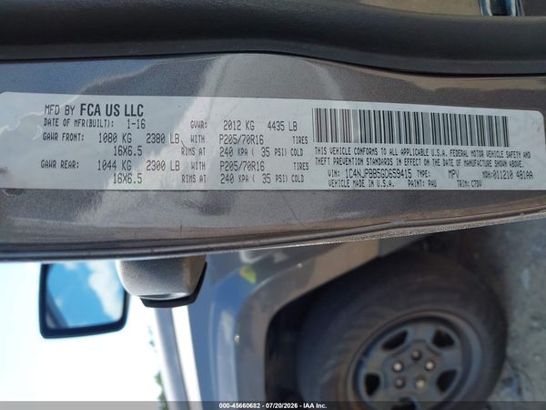 2016 JEEP PATRIOT SPORT