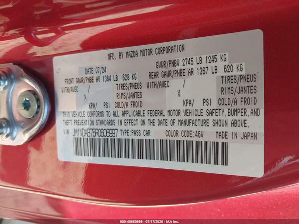 2024 MAZDA MX-5 MIATA SPORT
