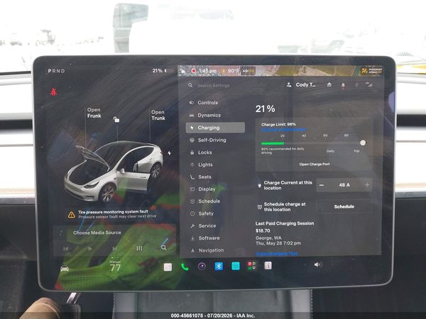 2021 TESLA MODEL Y