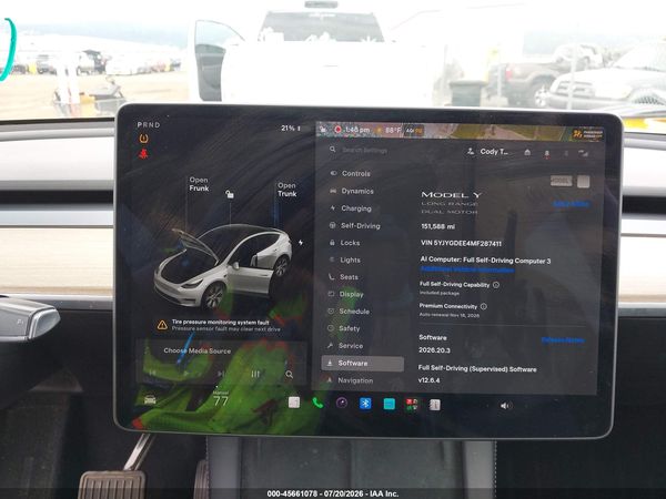 2021 TESLA MODEL Y