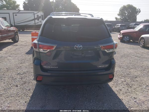 2016 TOYOTA HIGHLANDER LIMITED V6