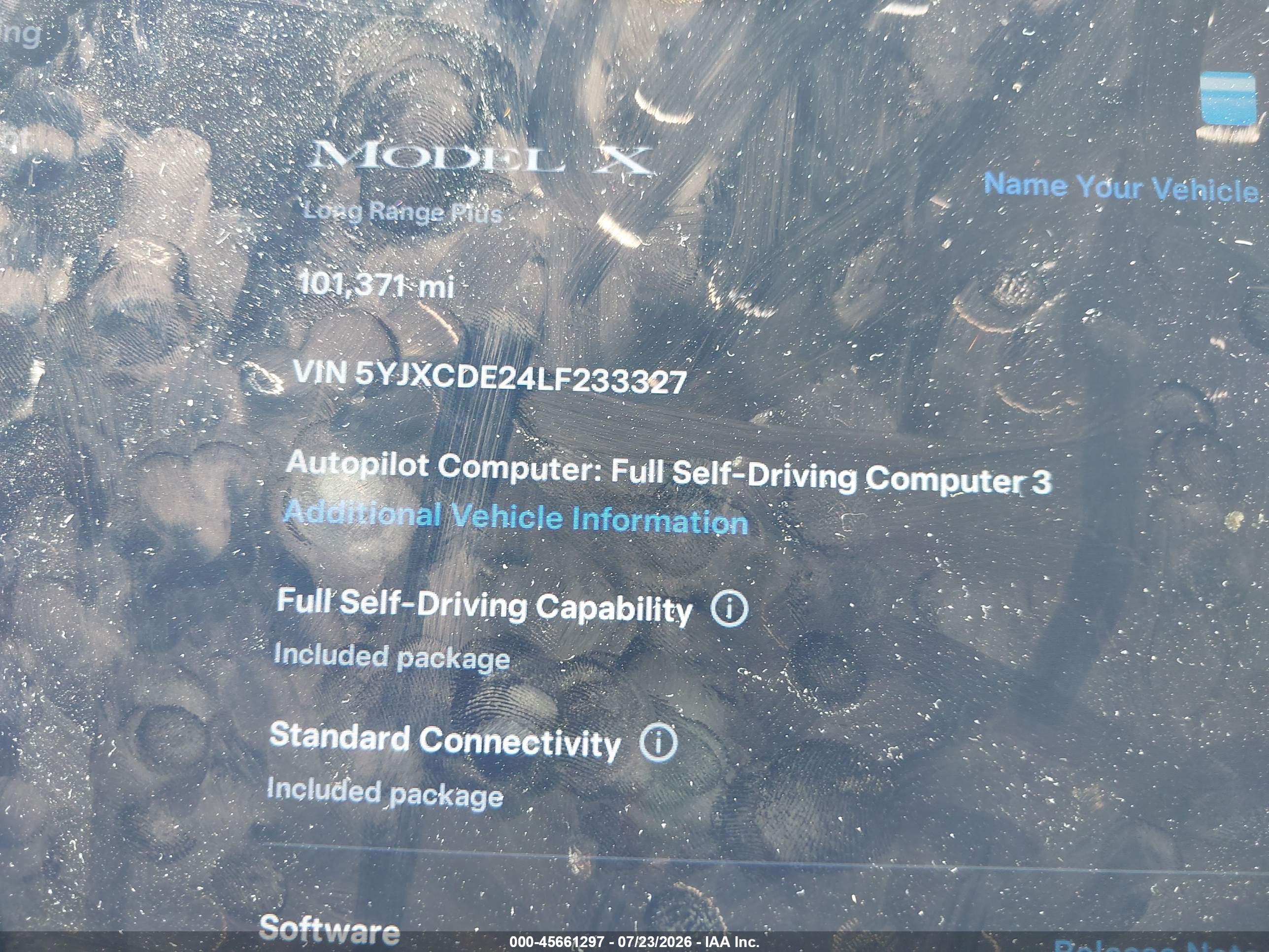 2020 TESLA MODEL X
