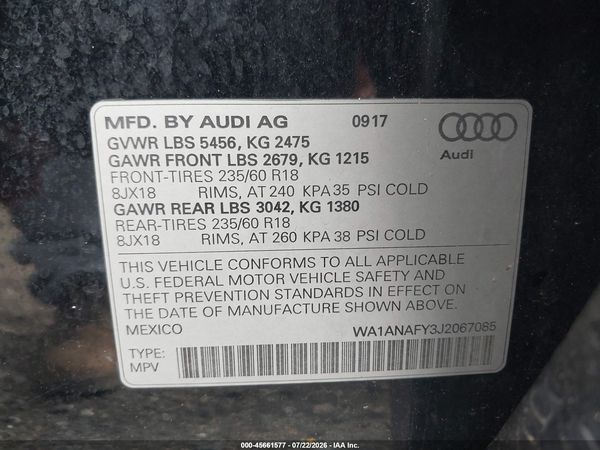 2018 AUDI Q5