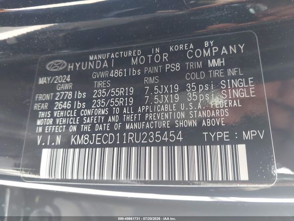 2024 HYUNDAI TUCSON HYBRID LIMITED