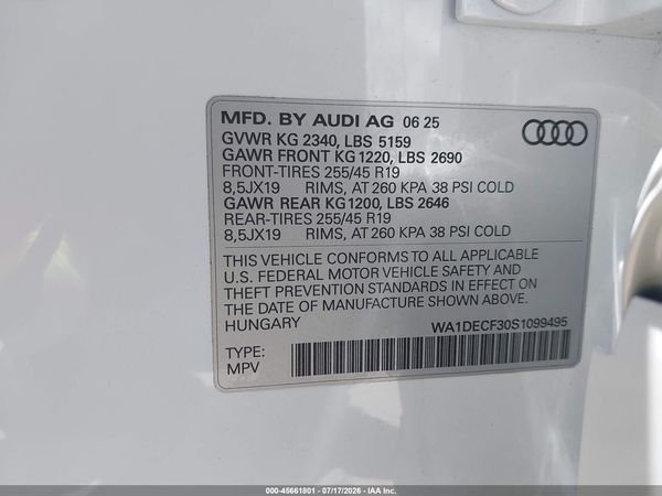 2025 AUDI Q3
