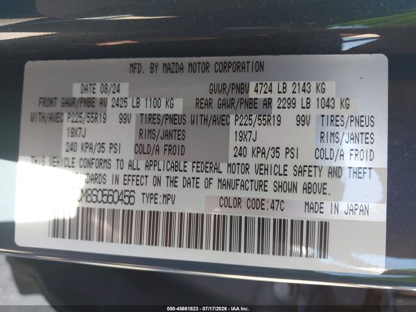 2025 MAZDA CX-5 2.5 S CARBON EDITION