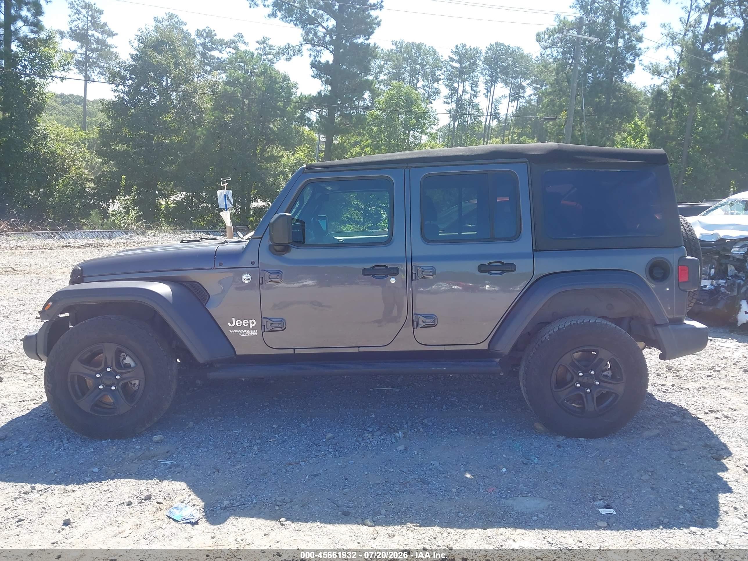 2021 JEEP WRANGLER UNLIMITED SPORT S 4X4