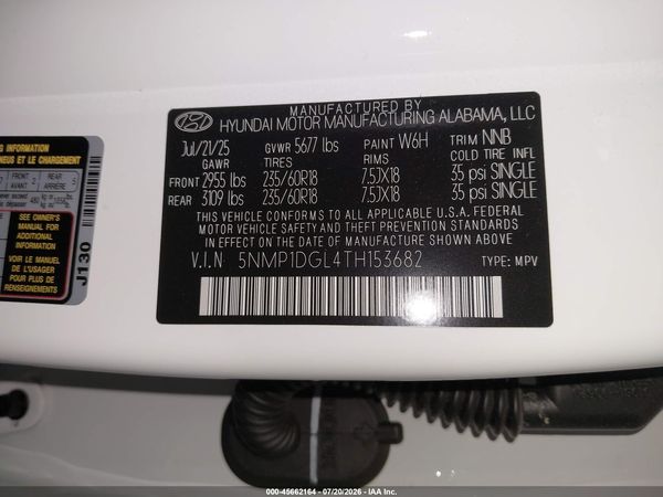 2026 HYUNDAI SANTA FE SE