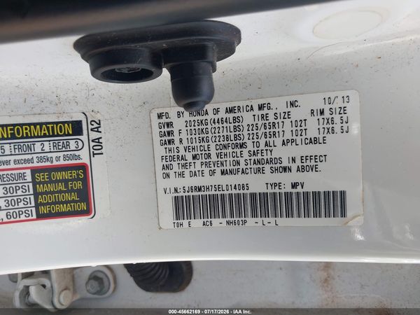 2014 HONDA CR-V EX-L