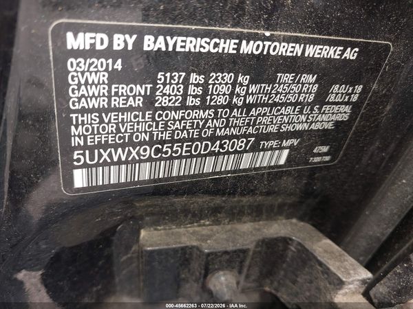 2014 BMW X3 XDRIVE28I