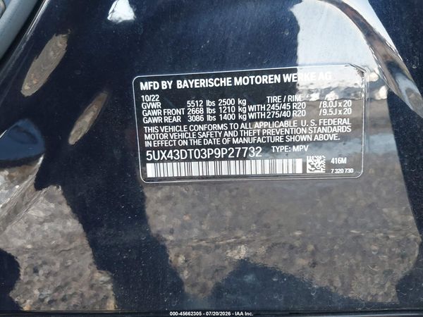 2023 BMW X4 M40I